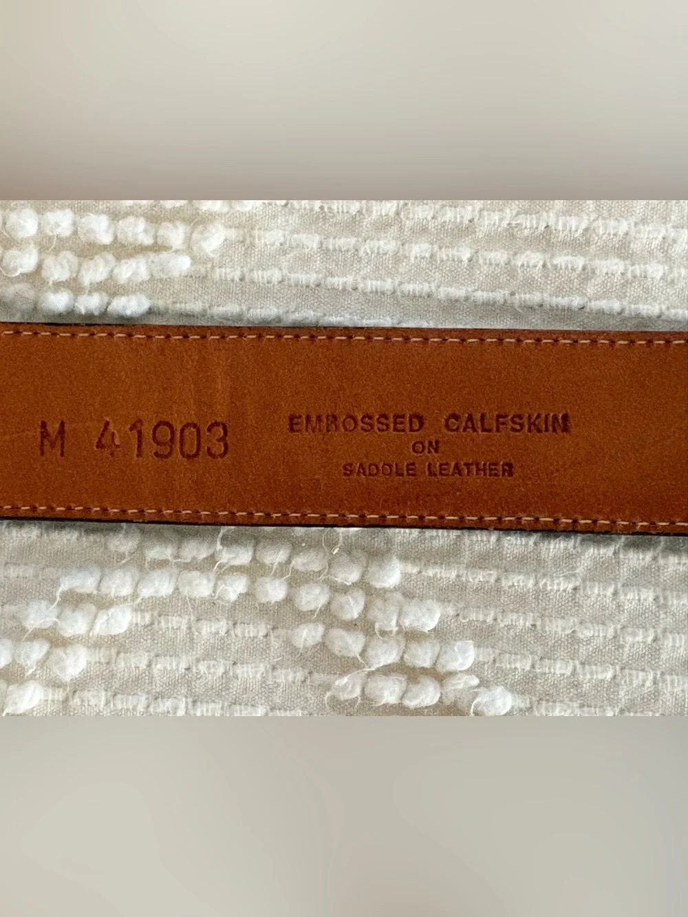 Women’s Brighton Brown Leather Belt with Gold Buckle size Medium
